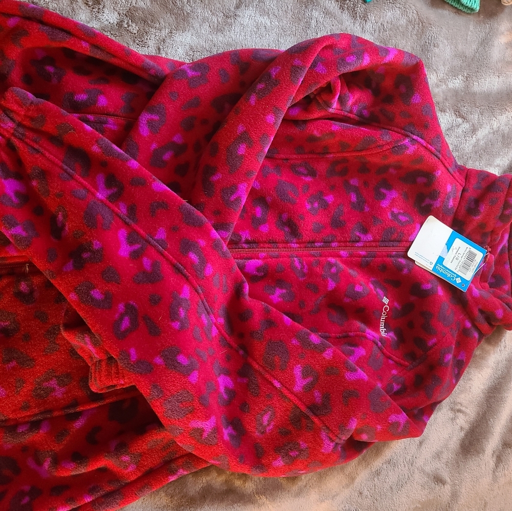 Womens Fleece Columbia Jacket sz Large